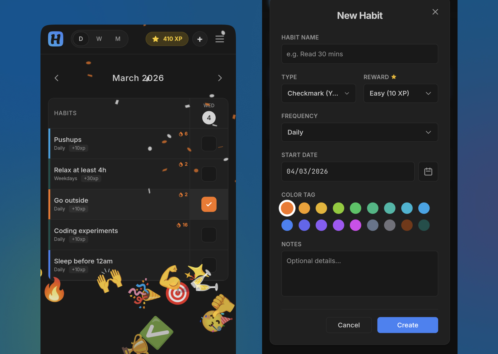 Habiture – habbit tracker